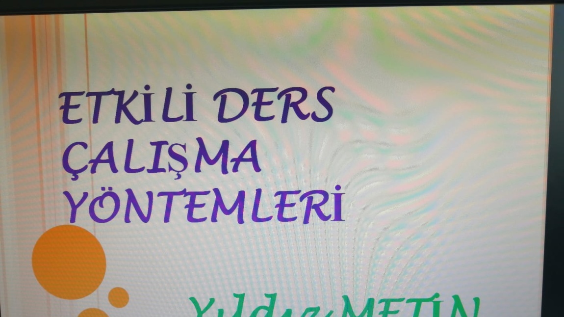 ETKİLİ DERS ÇALIŞMA YÖNTEMLERİ