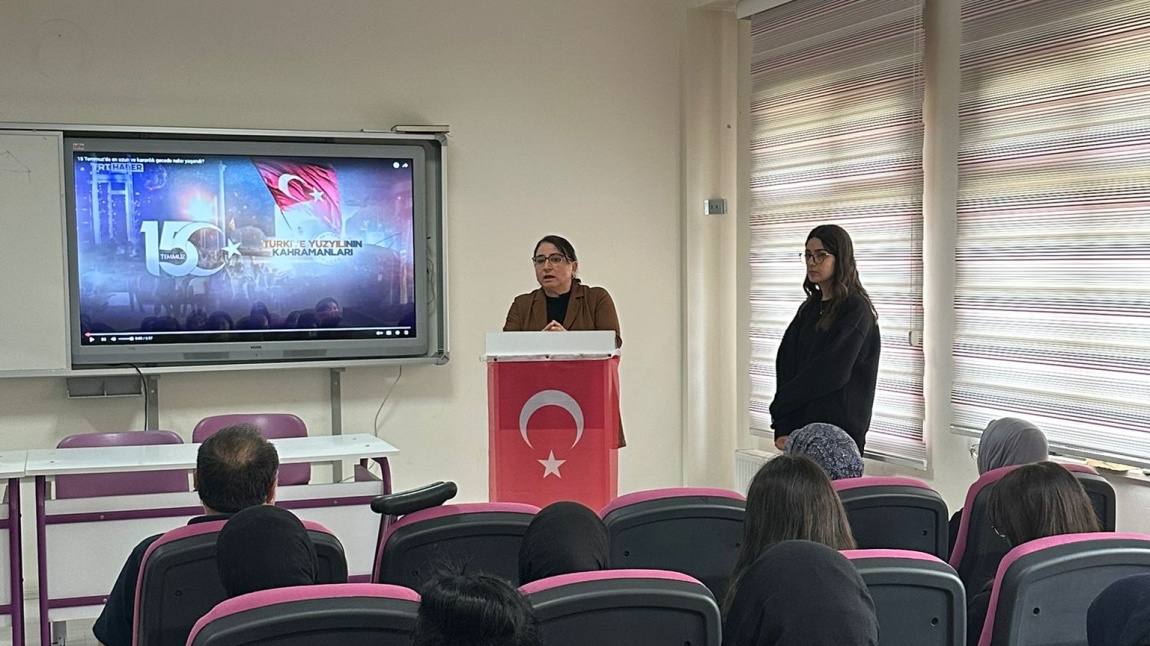 15 TEMMUZ DEMOKRASİ ZAFERİ VE ŞEHİTLERİ ANMA GÜNÜ PROGRAMIMIZ