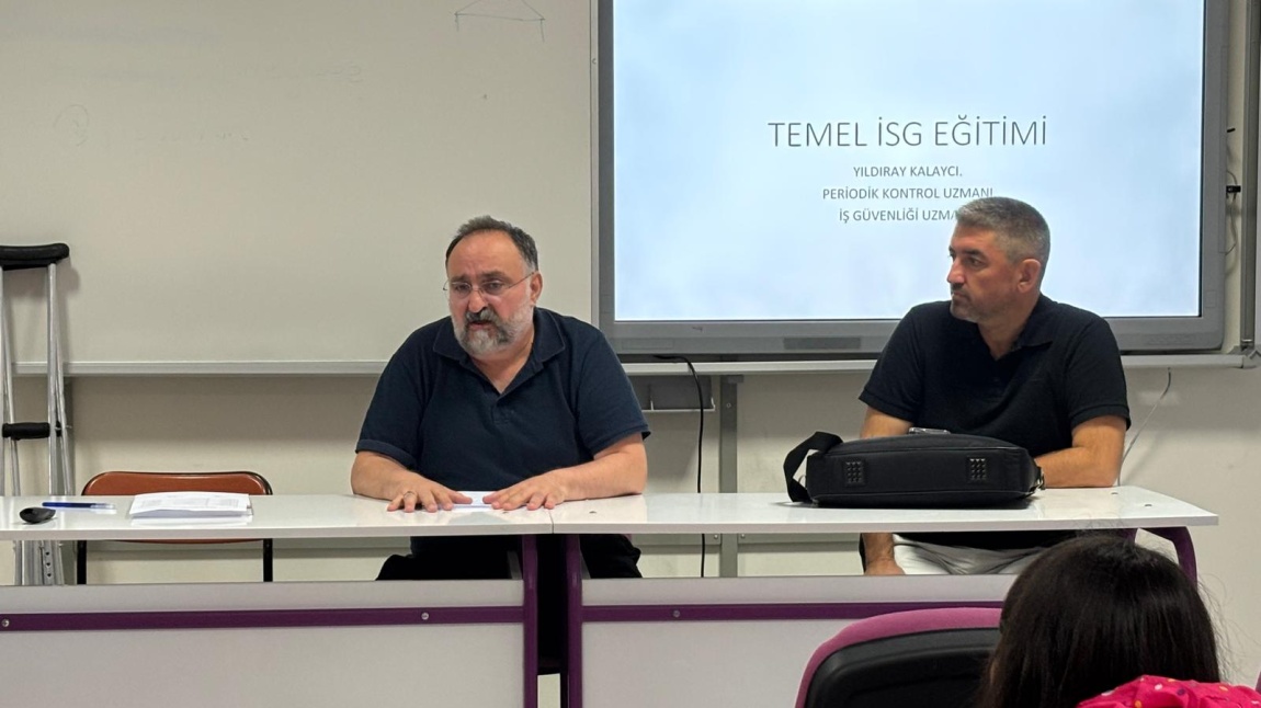 PANSİYONUMUZDA GÖREVLİ BELLETMEN HOCALARIMIZA YÖNELİK İSG EĞİTİMİ VERİLDİ